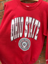 Load image into Gallery viewer, 90’s Paint Splattered Ohio State Crewneck
