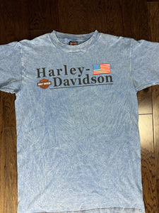 1999 Harley Davidson Blue T-shirt