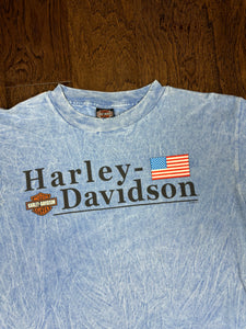 1999 Harley Davidson Blue T-shirt