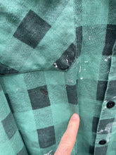 Load image into Gallery viewer, Green Distressed Flannel
