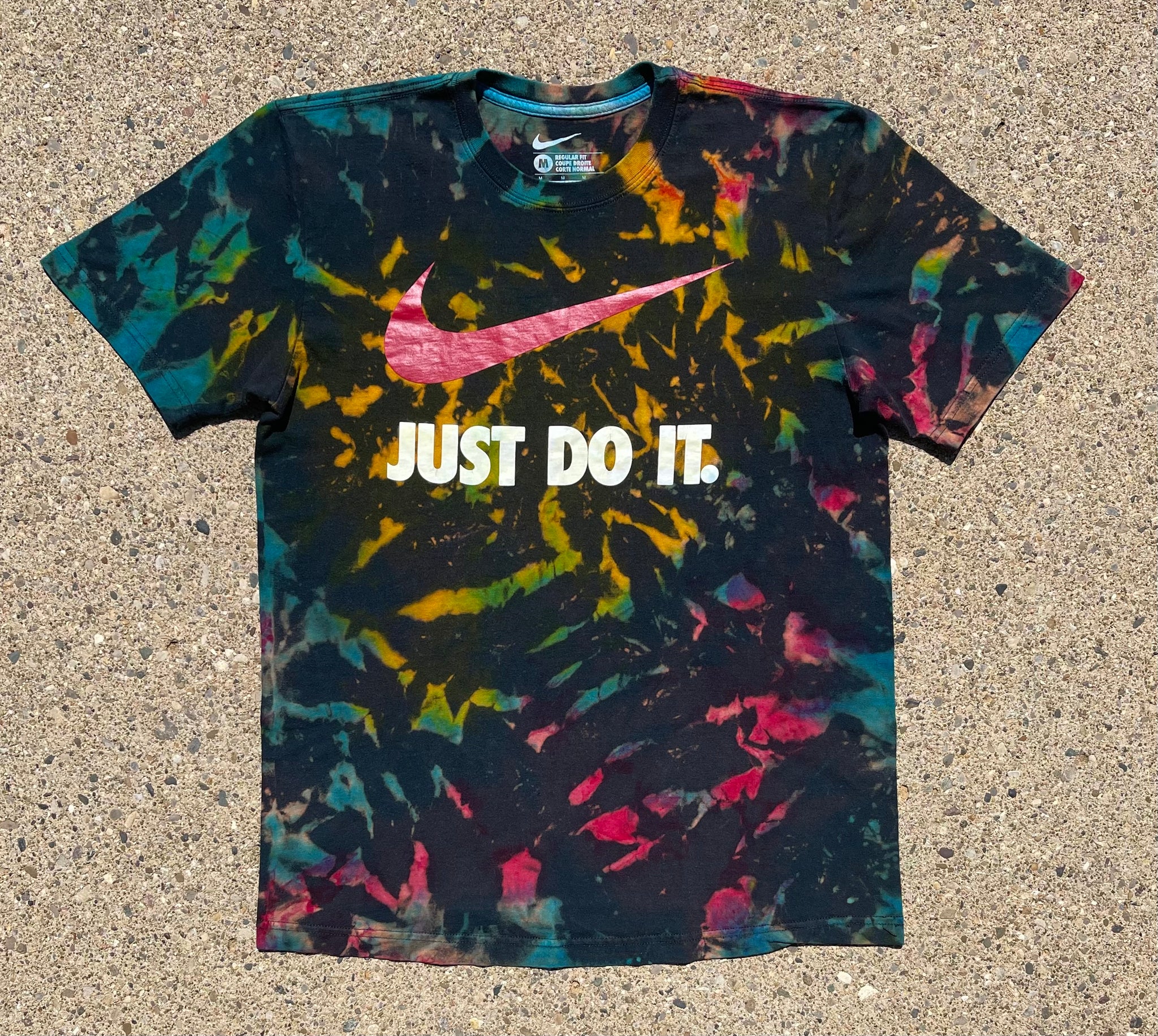 Retro tie dye nike shirt Clearance